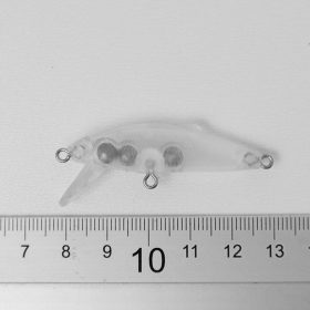 Slow Sinking Mini Minnow Blanks With Fin - 4.7cm/3.5g