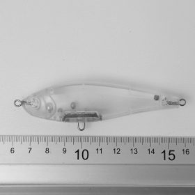 YO-ZURI KO Clear with rattle Sinking Blanks - 9cm/15.7g