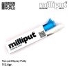 Milliput - epoxy kitöltő anyag, két komponensű - Superfine white