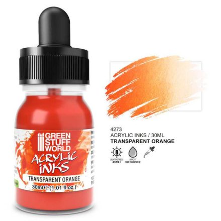 Acrylic Ink - Transparent Orange