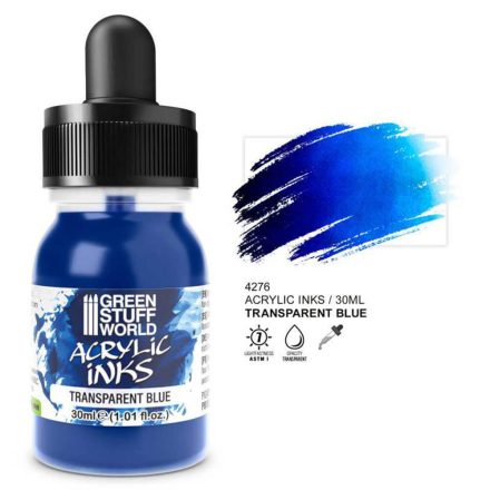 Acrylic Ink - Transparent Blue