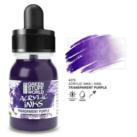 Acrylic Ink - Transparent Purple