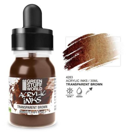 Acrylic Ink - Transparent Brown