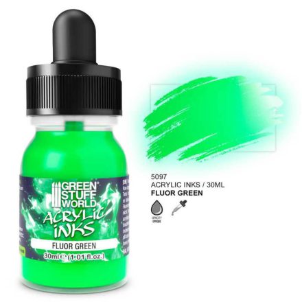 Acrylic Ink - Fluor Green