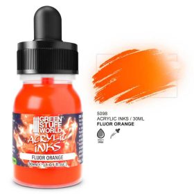 Fluor Acrylic Ink - Fluor Orange