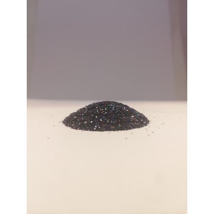 Csillámpor - 0,4mm - Black