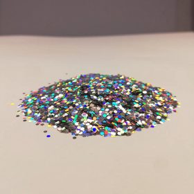 Csillámpor - 1mm - Silver