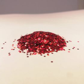 Csillámpor - 1mm - Red