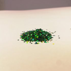 Csillámpor - 1mm - Green