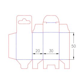 Átlátszó PVC doboz wobbler csomagoláshoz – Nr.1
