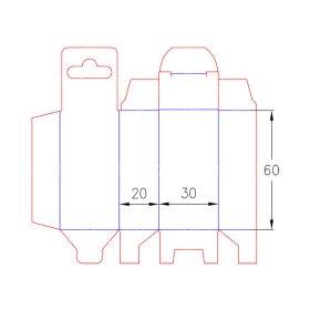 Átlátszó PVC doboz wobbler csomagoláshoz - Nr.3