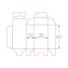 Átlátszó PVC doboz wobbler csomagoláshoz - Nr.4