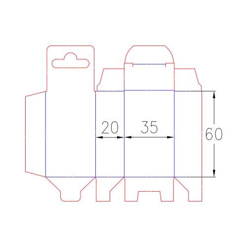 Átlátszó PVC doboz wobbler csomagoláshoz - Nr.4