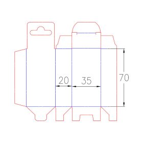 Átlátszó PVC doboz wobbler csomagoláshoz - Nr.5