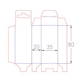 Átlátszó PVC doboz wobbler csomagoláshoz - Nr.6