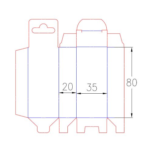 Átlátszó PVC doboz wobbler csomagoláshoz - Nr.6