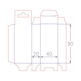 Átlátszó PVC doboz wobbler csomagoláshoz - Nr.7