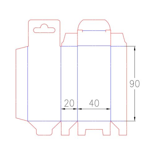 Átlátszó PVC doboz wobbler csomagoláshoz - Nr.7