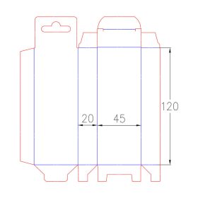Átlátszó PVC doboz wobbler csomagoláshoz - Nr.9