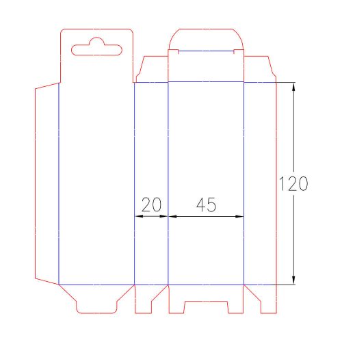Átlátszó PVC doboz wobbler csomagoláshoz - Nr.9