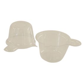 Műanyag keverő tégely - 10db