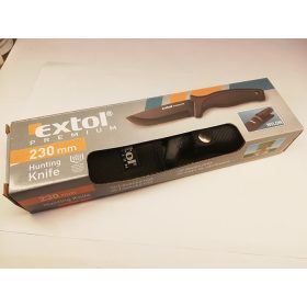   Extol - Vadászkés, Rozsdamentes 110mm-es pengével, műanyag nyéllel
