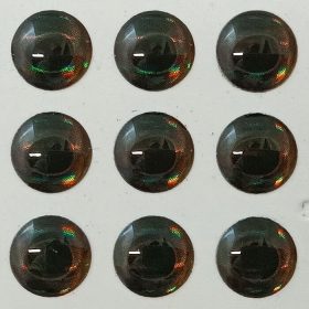 Élethű - Fekete - 3mm Ø (15db/levél)