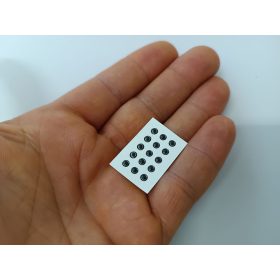 Hüllő - Fekete - 3mm Ø (15db/levél)