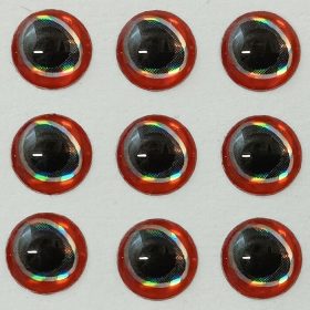 Hüllő - Piros Fekete - 3mm Ø (15db/levél)