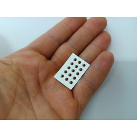 Hüllő - Piros Szivárvány - 3mm Ø (15db/levél)