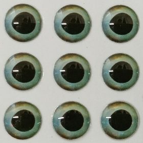 Natural - Türkiz - 3mm Ø  (15db/levél)