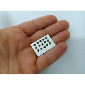 Natural - Világos barna - 3mm Ø (15db/levél)