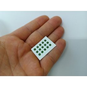 Piton - Smaragd - 3mm Ø (15db/levél)
