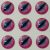 Dragon-Pink-4mm Ø (16db/levél)