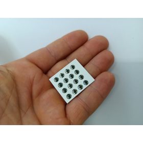 Élethű - Sötét ezüst - 4mm Ø (16db/levél)