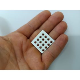 Hüllő - Piros Szivárvány - 4mm Ø (16db/levél)