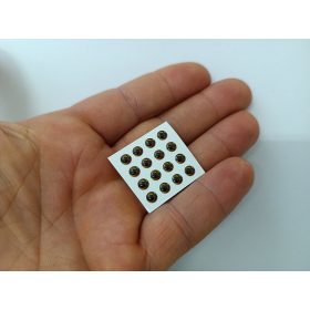 Natural - Világos barna - 4mm Ø (16db/levél)