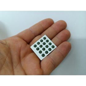 Piton - Sötét Zöld - 4mm Ø (16db/levél)