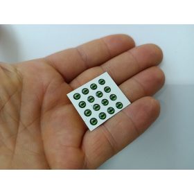 Sauron - Zöld - 4mm Ø  (16db/levél)