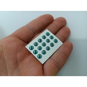 Dragon - Türkiz - 5mm Ø  (15db/levél)