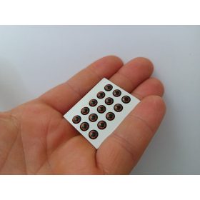 Élethű - Vérnarancs - 5mm Ø (15db/levél)