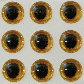 Hüllő - Arany - 5mm Ø (15db/levél)