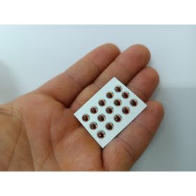 Hüllő - Piros Szivárvány - 5mm Ø (15db/levél)