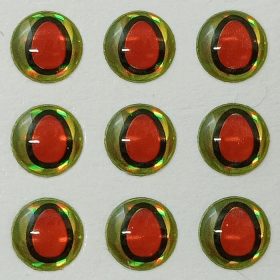 Hüllő - Piros Zöld - 5mm Ø (15db/levél)