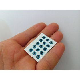 Kerek-Kék-5mm Ø (15db/levél)