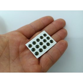 Natural - Zöld - 5mm Ø (15db/levél)