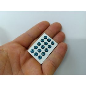 Piton - Türkiz - 5mm Ø (15db/levél)