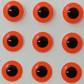 Extrém - Fluo Piros - 6mm Ø (15db/levél)