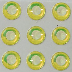 Extrém - Neon Zöld - 6mm Ø (15db/levél)