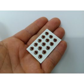 Hüllő - Piros Szivárvány - 6mm Ø (15db/levél)